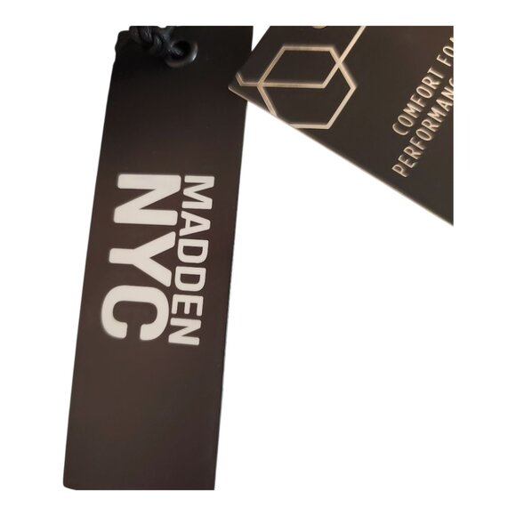 NWT MADDEN NYC Women's Black Fisherman Block Heel Sandal - Picture 15 of 16